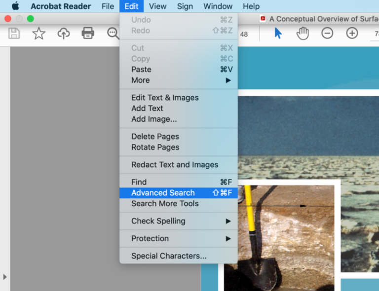 PDF advanced search