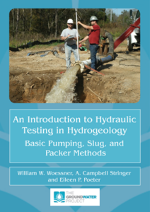 Book Cover for An Introduction to Hydraulic Testing in Hydrogeology with authors william E. Woessner, A. Campbell Stringer, and Eileen P. Poeter